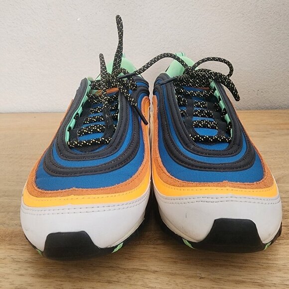 Nike Mens Air Max 97 Trainer Shoes Sneakers CZ7868-300 Green Abyss Black Size 8